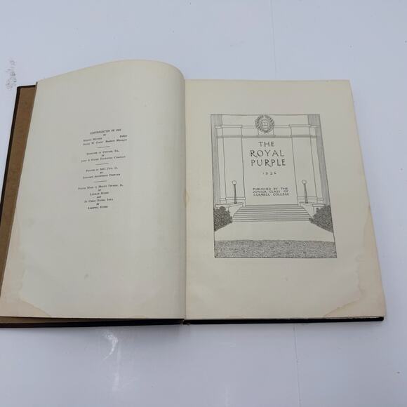 Vintage Kansas State University "Royal Purple" 1926 Yearbook - Picture 7 of 9